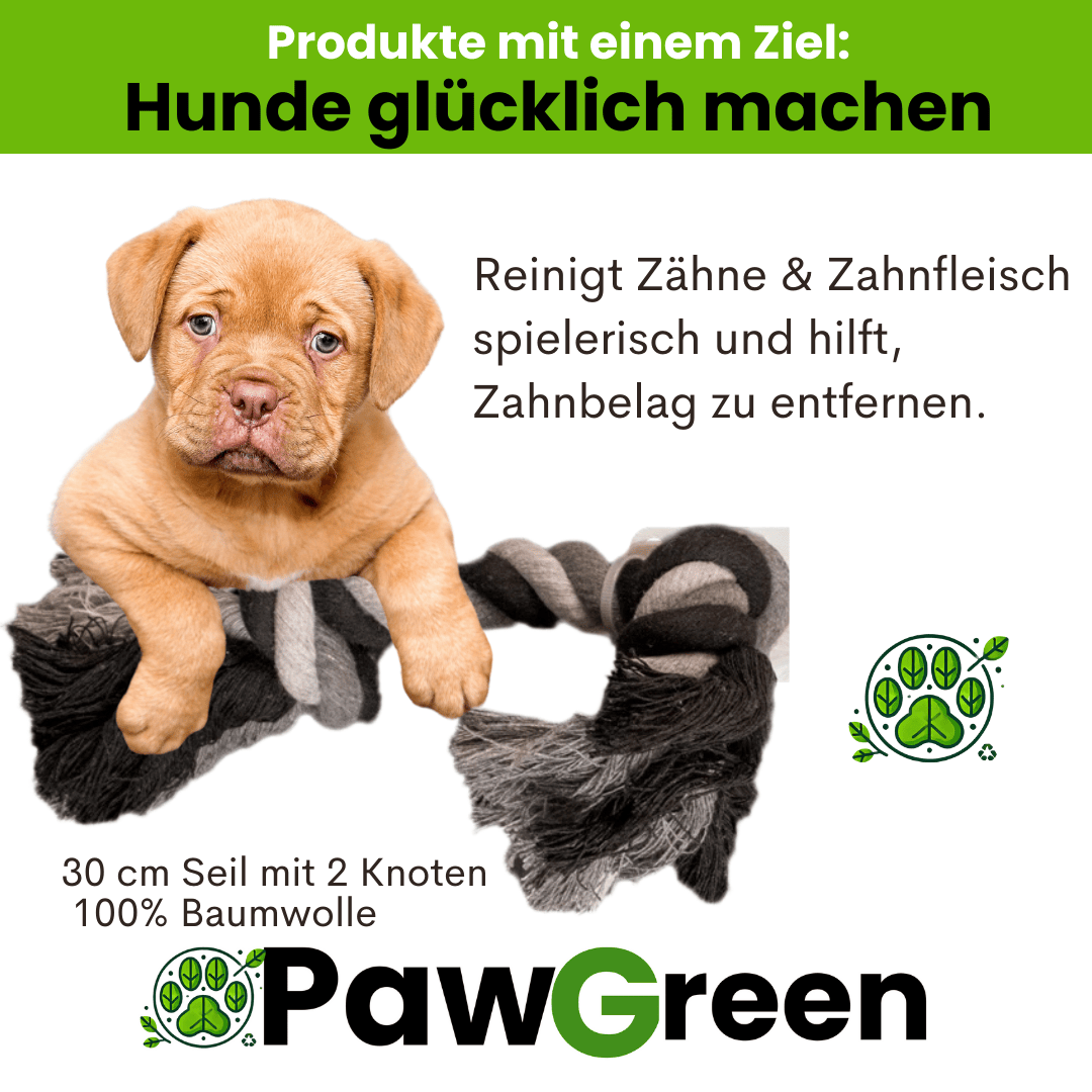 Pawgreen Seil 30 cm  mit 2 Knoten